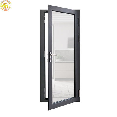 Aluminum Door and Window Frosted Glass Aluminum Glass Swing Door