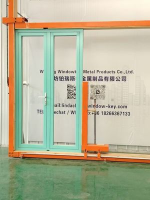 Modern Design Commercial Aluminum Double Glass Swing Door for Shop