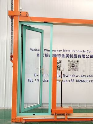 Modern Design Commercial Aluminum Double Glass Swing Door for Shop