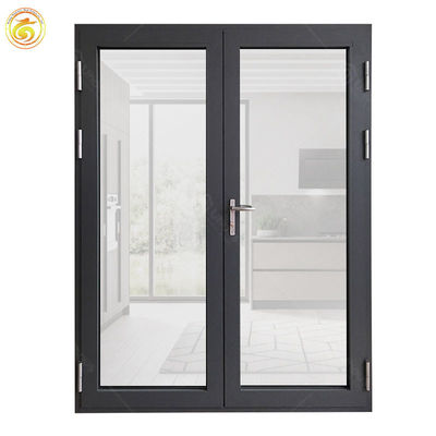 Aluminum Door and Window Frosted Glass Aluminum Glass Swing Door