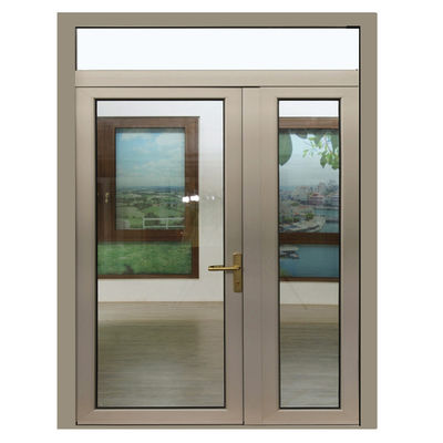 Aluminum Door and Window Frosted Glass Aluminum Glass Swing Door