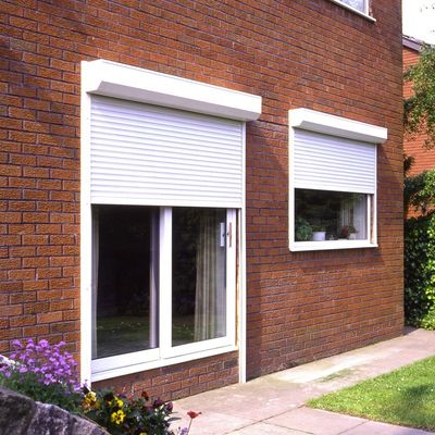 Motorized Hurricane Roller Shutter Aluminum Electric Rolling Shutter  Window