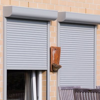 Motorized Hurricane Roller Shutter Aluminum Electric Rolling Shutter  Window