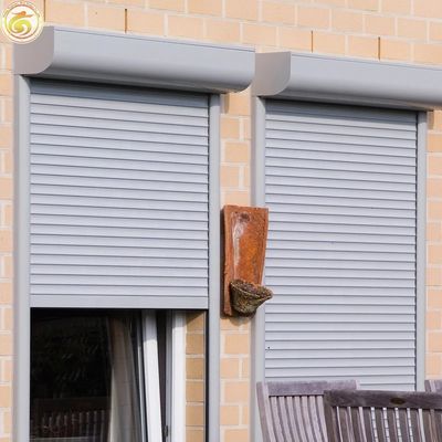 Automatic Roll up Doors and Security Rolling Windows Residential Manual Aluminum Roller Shutter Window
