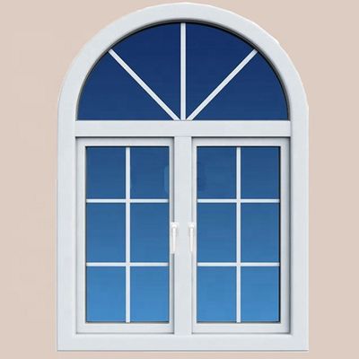 French Style Residential PVC Windows and Doors Double Glazed  PVC Window