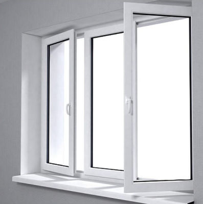 French Style Residential PVC Windows and Doors Double Glazed  PVC Window