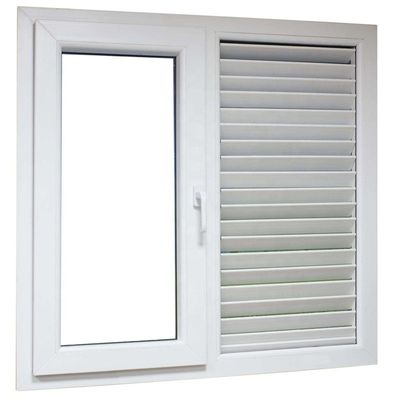 Customized Vinyl/PVC/UPVC Frame Casement Windows and Doors Hurricane Impact PVC Tilt and Turn Casement Windows