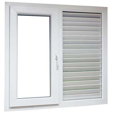 American Hot Sales Double Glazed Large Tempered Glass PVC Casement  Windows Windproof and Waterproof Windows