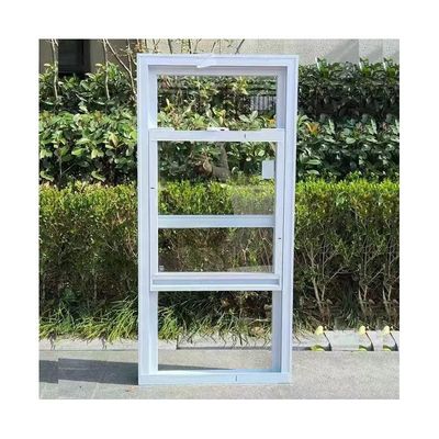 Customized Vertical Sliding  PVC/Aluminium Single Double Hung Windows Windproof Soundproof Single Double Hung Window