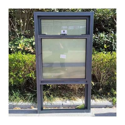 Customized Vertical Sliding  PVC/Aluminium Single Double Hung Windows Windproof Soundproof Single Double Hung Window
