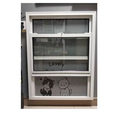 Customized Vertical Sliding  PVC/Aluminium Single Double Hung Windows Windproof Soundproof Single Double Hung Window