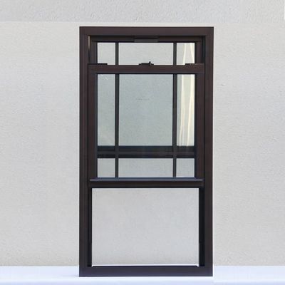 European Soundproof Fireproof Aluminum Glass Window Double Hung Window Vertical up Down Sliding Windows