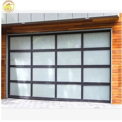 Sectional Garage Door Modern Electric Horizontal Aluminum Sliding Garage Door With High Standard