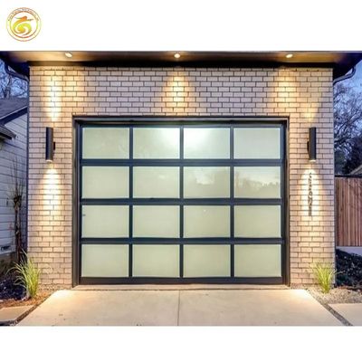 Sectional Garage Door Modern Electric Horizontal Aluminum Sliding Garage Door With High Standard