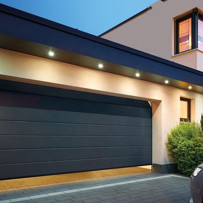 Aluminum Frame Customized Industrial Door and Frosted Glass Villa Automatic Garage Door