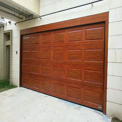 Aluminum Frame Customized Industrial Door and Frosted Glass Villa Automatic Garage Door