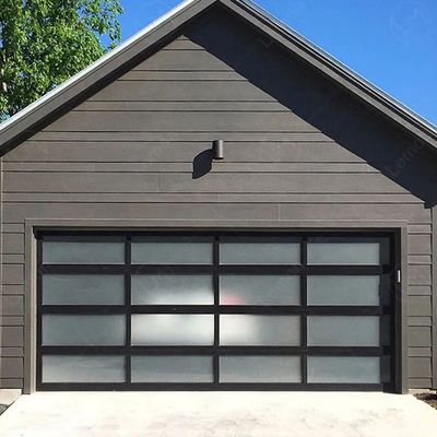 Best Sale Customized Modern  Automatic Electric Sectional Double Skin Garage Doors for Villa