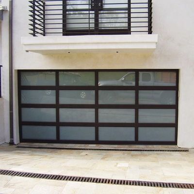 Best Sale Customized Modern  Automatic Electric Sectional Double Skin Garage Doors for Villa