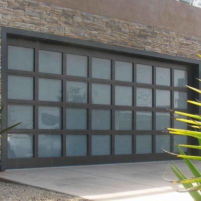 Best Sale Customized Modern  Automatic Electric Sectional Double Skin Garage Doors for Villa