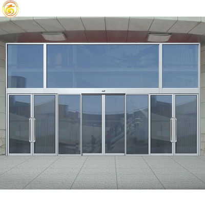 Cheap Aluminium Slide Door Soundproof Storefront Automatic Door Sliding System
