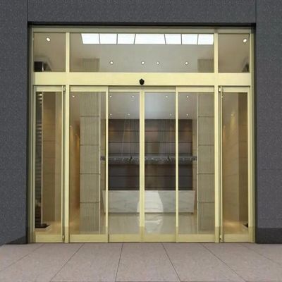 Commercial Door System Automatic Aluminium Sliding Doors Low Price with Glass Door