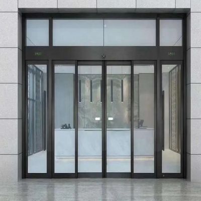 Commercial Door System Automatic Aluminium Sliding Doors Low Price with Glass Door
