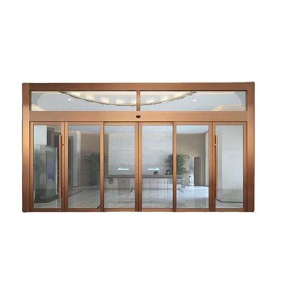 Latest Design Automatic Sensor Glass Sliding Door Graphic Design Customized Modern Aluminum Alloy Automatic Sliding Door