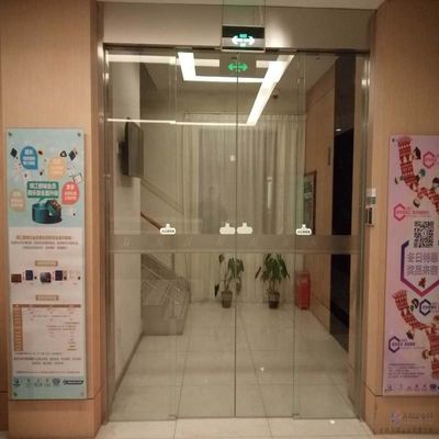Latest Design Automatic Sensor Glass Sliding Door Graphic Design Customized Modern Aluminum Alloy Automatic Sliding Door