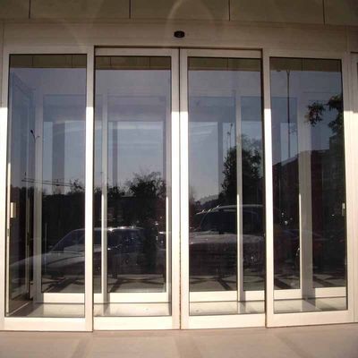 Latest Design Automatic Sensor Glass Sliding Door Graphic Design Customized Modern Aluminum Alloy Automatic Sliding Door