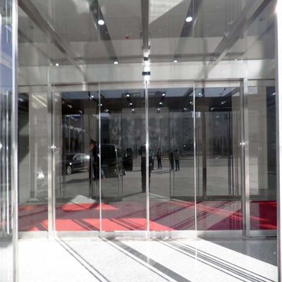Latest Design Automatic Sensor Glass Sliding Door Graphic Design Customized Modern Aluminum Alloy Automatic Sliding Door