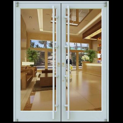Commercial Aluminium Storefront Floor Spring Door Aluminum Shopfront Door