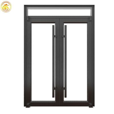 Supermarket Shop Double Glass Entry Aluminum Commercial Swing Store Front Door for Sale