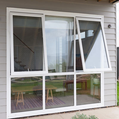 Double Glazed Aluminium Awning Windows House Toilet Awning Window Top Hung Window