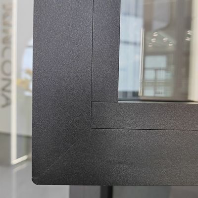 Glass Corner Window Thermal Break Aluminum Chain Winder Awning Windows