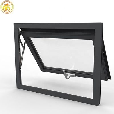 Full Customized Sizes Thermal Break Double Glazed Glass Aluminium Awning Windows