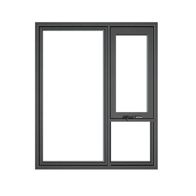 Aluminum Awning Window Chain Winder Double Glazed Aluminium Awning Glass Windows