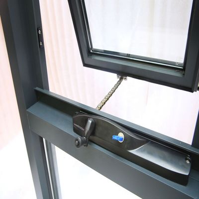 Hot Sale High Performance Thermal Break Aluminum Profile Bottom Fixed Windows Top  Awning Hung Window
