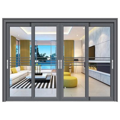 Hurricane Impact Large Patio Sliding Aluminium Doors Sliding Glass Doors