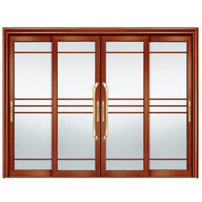 Latest Design Villa House Doors Aluminium 4 Panel Sliding Door Exterior Patio Aluminium Glass Sliding Doors
