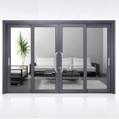 Sliding Door Double Glazed Glass External Patio Door Exterior Soundproof Balcony Aluminum Sliding Doors