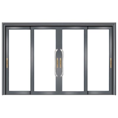 Sliding Door Double Glazed Glass External Patio Door Exterior Soundproof Balcony Aluminum Sliding Doors