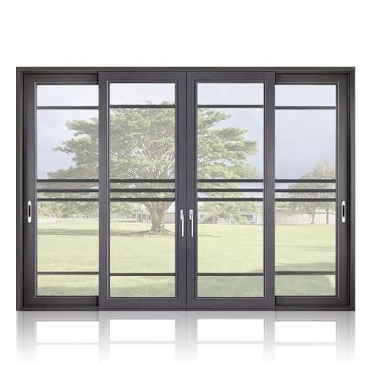 Sliding Door Double Glazed Glass External Patio Door Exterior Soundproof Balcony Aluminum Sliding Doors