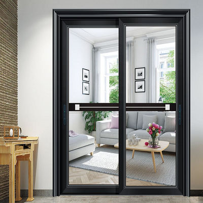 Aluminium Alloy Sliding Door Modern Design Hurricane Impact Double Glass Sliding Door