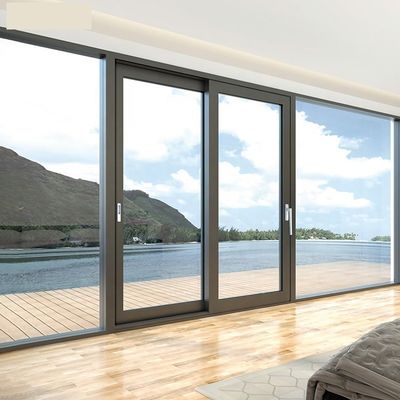 Lift Sliding Heavy Duty Big Vision Patio Door Thermal Break Aluminum Customized Glass Sliding Door